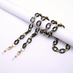 chaine multicouleur doré